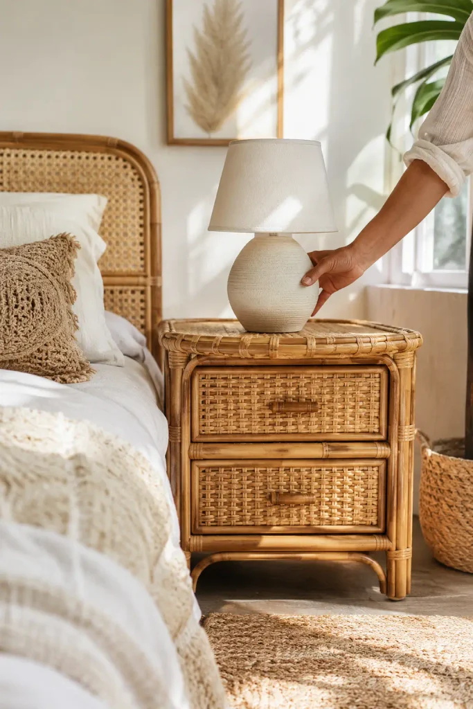 Pick a Vintage-Style Nightstand for Warmth